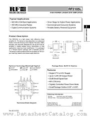 RF2105LPCBA datasheet pdf RF Micro Devices