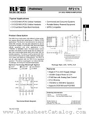 RF2174 datasheet pdf RF Micro Devices