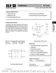 RF2364PCBA datasheet pdf RF Micro Devices