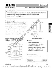 RF2423 datasheet pdf RF Micro Devices