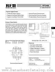 RF2466 datasheet pdf RF Micro Devices