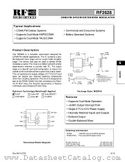 RF2628 datasheet pdf RF Micro Devices