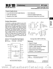 RF3320PCBA datasheet pdf RF Micro Devices