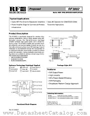 RF3802PCBA-411 datasheet pdf RF Micro Devices