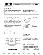 RF3805PCBA-415 datasheet pdf RF Micro Devices