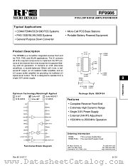 RF9986PCBA datasheet pdf RF Micro Devices