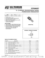STP6N60FI datasheet pdf SGS Thomson Microelectronics