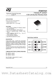 ITA6V1U1 datasheet pdf SGS Thomson Microelectronics