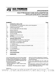 AN638 datasheet pdf SGS Thomson Microelectronics