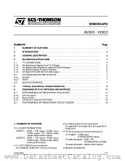 AN632 datasheet pdf SGS Thomson Microelectronics