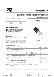 STPS80L30CY datasheet pdf SGS Thomson Microelectronics