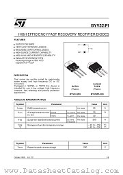 BYV52 datasheet pdf SGS Thomson Microelectronics