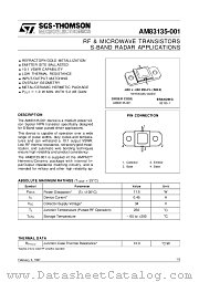AM83135-001 datasheet pdf SGS Thomson Microelectronics