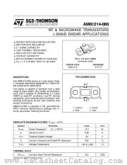 AM81214-006 datasheet pdf SGS Thomson Microelectronics