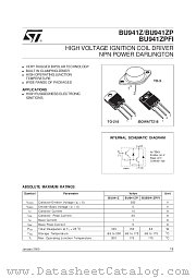 BU941ZPFI datasheet pdf SGS Thomson Microelectronics