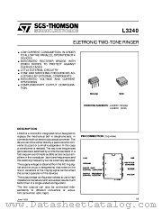 L3240 datasheet pdf SGS Thomson Microelectronics