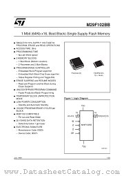 M29F102BB datasheet pdf SGS Thomson Microelectronics