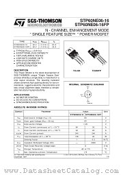 STP60NE06-16 datasheet pdf SGS Thomson Microelectronics