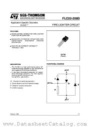 FLC02-200D datasheet pdf SGS Thomson Microelectronics