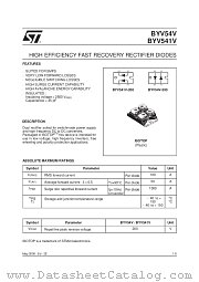 BYV541V datasheet pdf SGS Thomson Microelectronics