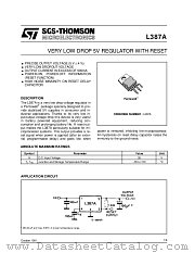 L387A datasheet pdf SGS Thomson Microelectronics