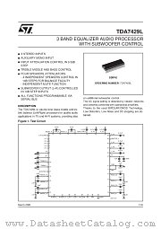TDA7429L datasheet pdf SGS Thomson Microelectronics