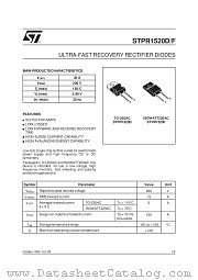 STPR1520F datasheet pdf SGS Thomson Microelectronics