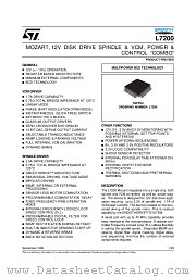 L7200 datasheet pdf SGS Thomson Microelectronics