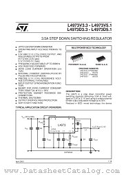L4973D3.3 datasheet pdf SGS Thomson Microelectronics