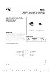 TSH31 datasheet pdf SGS Thomson Microelectronics