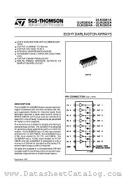 ULN2805A datasheet pdf SGS Thomson Microelectronics