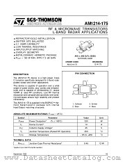 AM1214-175 datasheet pdf SGS Thomson Microelectronics