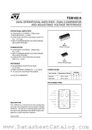 TSM102 datasheet pdf SGS Thomson Microelectronics