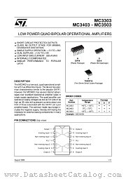 MC3503 datasheet pdf SGS Thomson Microelectronics