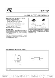 74V1T07 datasheet pdf SGS Thomson Microelectronics