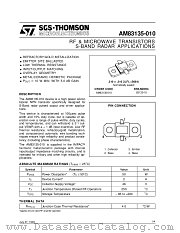 AM83135-010 datasheet pdf SGS Thomson Microelectronics