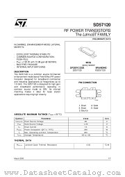 SD57120 datasheet pdf SGS Thomson Microelectronics