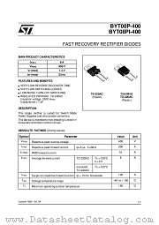 BYT08PI-400 datasheet pdf SGS Thomson Microelectronics