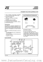 L6560A datasheet pdf SGS Thomson Microelectronics