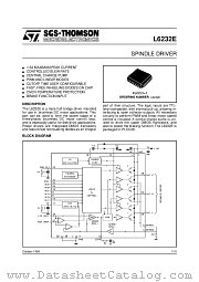 L6232E datasheet pdf SGS Thomson Microelectronics