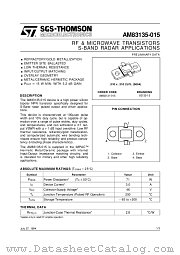AM83135-015 datasheet pdf SGS Thomson Microelectronics