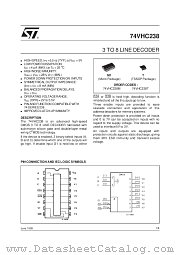 74VHC238 datasheet pdf SGS Thomson Microelectronics
