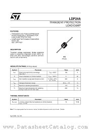LDP24A datasheet pdf SGS Thomson Microelectronics