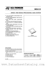 IMSA110 datasheet pdf SGS Thomson Microelectronics
