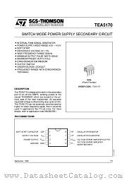 TEA5170 datasheet pdf SGS Thomson Microelectronics