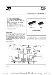 L4963D datasheet pdf SGS Thomson Microelectronics