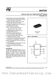M48T39Y datasheet pdf SGS Thomson Microelectronics