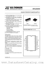 STLC5444 datasheet pdf SGS Thomson Microelectronics
