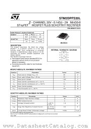 STM2DPFS30L datasheet pdf SGS Thomson Microelectronics