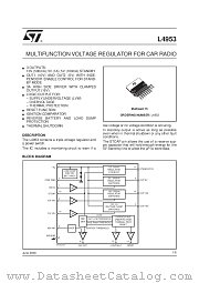 L4953 datasheet pdf SGS Thomson Microelectronics